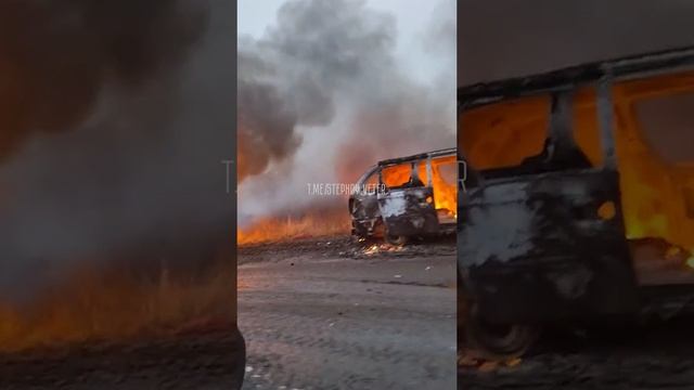 Демилитаризация в деле 
? Где-то на Донбассе уничтожена очередная автомобильная техника укропов !!!