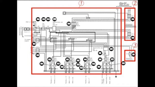 3-х фазный электрощит. смотреть онлайн