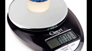 Ozeri Pro Digital Kitchen Food Scale 1g to 12 lbs Capacity in Stylish Black