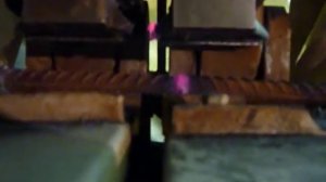 МСО 750 Съем грата после сварки, арматура диаметром 25 мм.