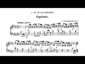 Петр Чайковский / Pyotr Tchaikovsky: Каприччио, Op.8 (Capriccio)