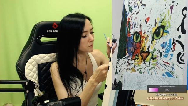 Новая картина....рисуем киску! Just chatting! Общение на стриме! смотреть онлайн