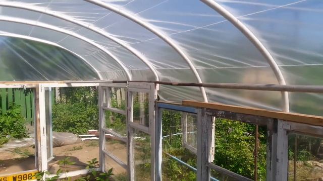 Парник из оконных рам своими руками. смотреть онлайн