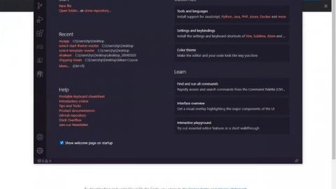 8- Node JS - Visual Studio Code (VSC)