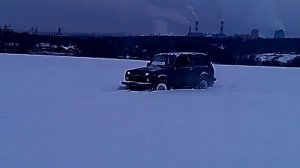 Нива,снег,кама и 511 шипы