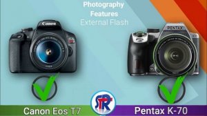 CanoN EOS T7 Vs Pentax K 70 DSLR COMPARISON | Shehzad Tech Reviews