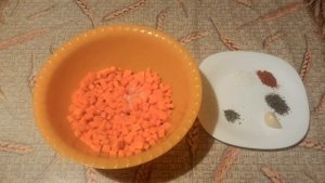 Запечённая тыква с плавленным сыром.