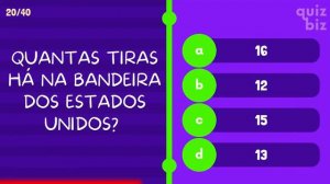 QUIZ DE VARIEDADES • Conhecimentos Gerais | QuizBiz