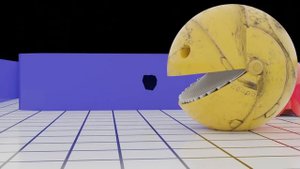 Pac-Man 3D & ROBOT PACMAN and Ghosts