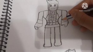 How to DRAW The Last Guest from ROBLOX!