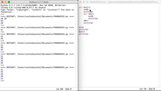 Namespace and Scope (LEGB) Rule смотреть онлайн