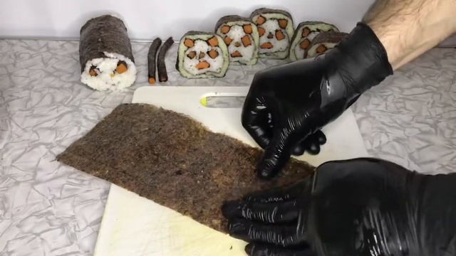 Как приготовить Ролл Панда ? Без циновки, Суши в домашних условиях смотреть онлайн