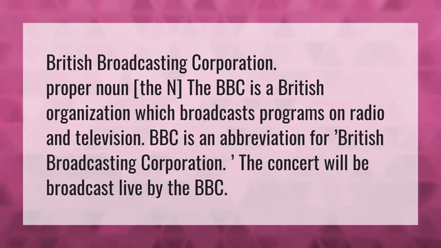 What does BBC mean? смотреть онлайн