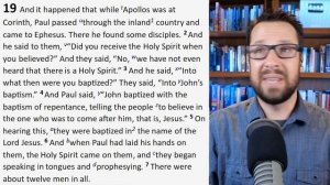 What is the baptism of the Holy Spirit?