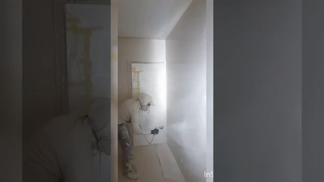 ?Безвоздушная покраска ? Плюс + ?back rolling ? создание равномерного рисунка смотреть онлайн