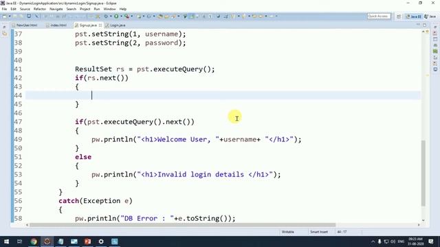 Servlet Part-23 | Sign Up example in Servlet using JDBC (Gujarati) смотреть онлайн