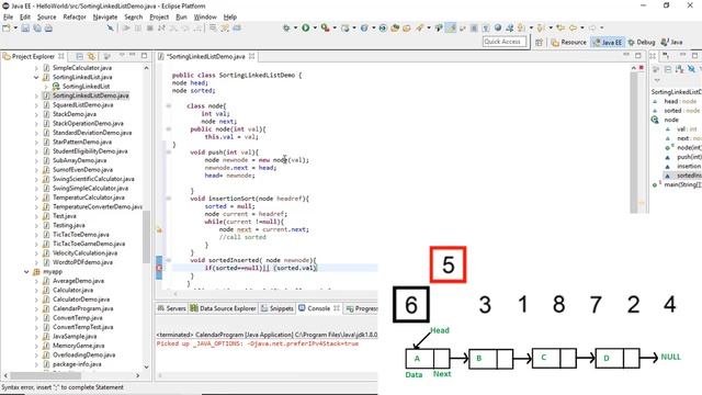 How to implement insertion sorting using Linked List  | Algorithm & Implementation  | @TechRanch