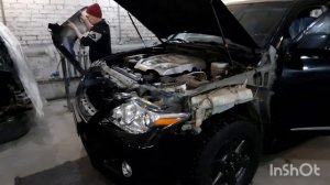 Лексус LX 570 процесс ремонта