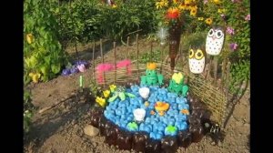 Интересные  поделки для сада и дачи своими руками из пластиковой бутылки