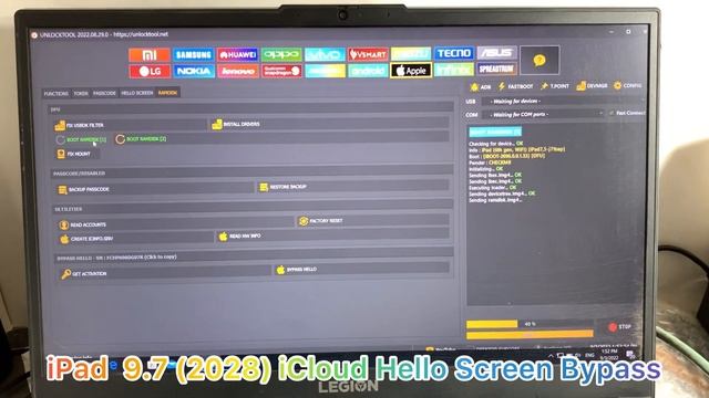 iPad 9.7 (2018) iCloud Hello Screen Bypass Unlock Tools FREE смотреть онлайн
