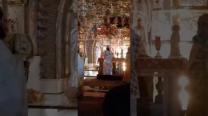 С праздником Иоанна Богослова. Ночная литургия в храме Гроба Господня!  в Кувуклии и на Голгофе.???