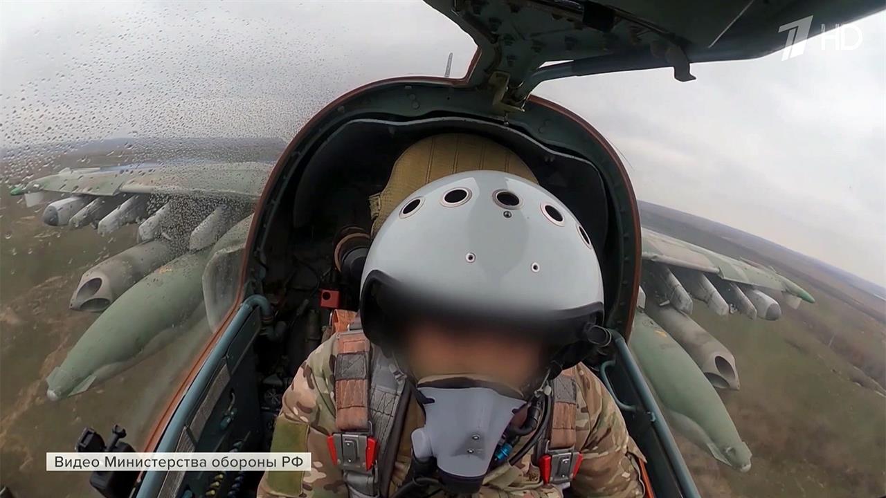 На Донецком направлении Су-25 поразили опорный пункт ВСУ