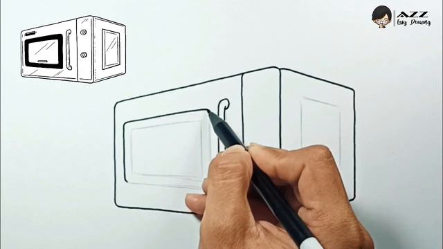 How to draw a Microwave Oven смотреть онлайн