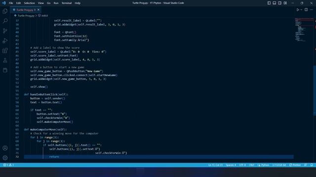 Building a Tic Tac Toe Game with Python and PyQt5 смотреть онлайн