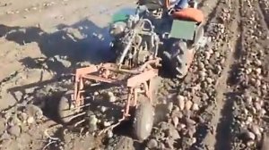 Самодельная картофелекопалка к минитрактору