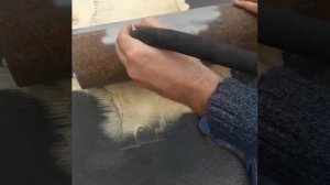 Пескоструйная чистка ржавчины обычным песком