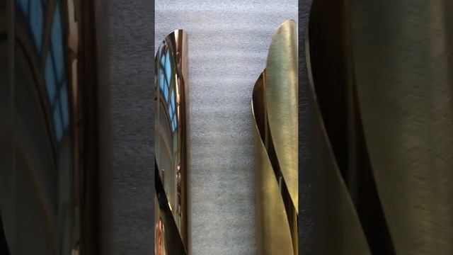 Напыление нитрида титана на изделие из нержавеющей стали. смотреть онлайн