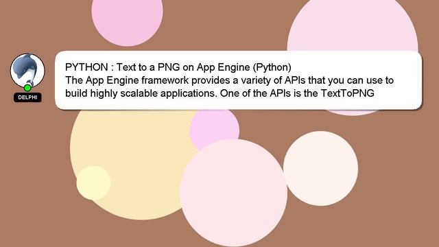 PYTHON : Text to a PNG on App Engine (Python)