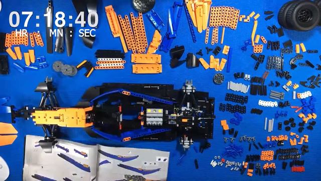 LEGO F1 MCLAREN ASSEMBLY | Lego building смотреть онлайн