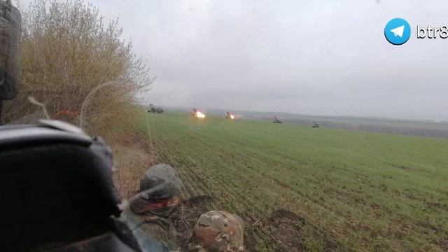 Реактивной артиллерией 