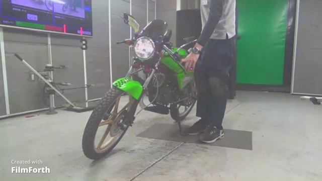 Мотоцикл minibike дорожный Kawasaki AR50 рама AR050A модификация спортивный мини-байк пробег 9 т.км