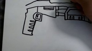 Рисую тактический дробовик