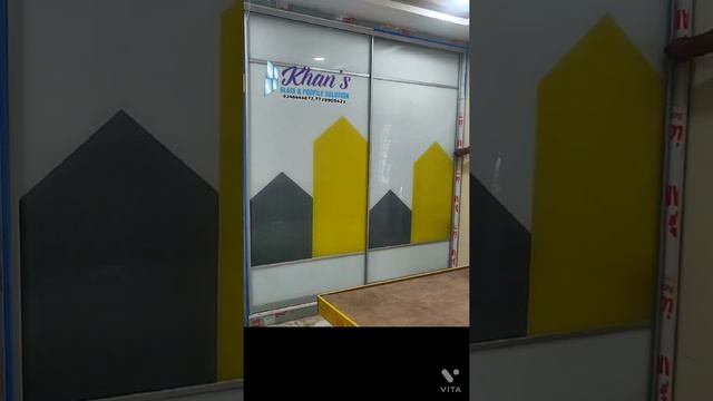 KHAN'S GLASS AND PROFILE SOLUTION WARDROBE SLIDING FOR CHILDREN BEDROOM