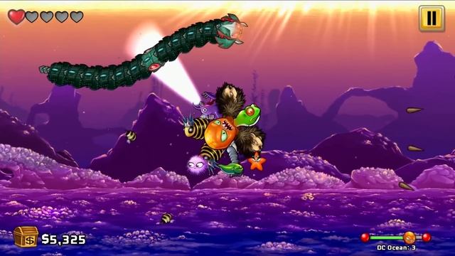 СУРОВЫЙ ОСЬМИНОГ МУТАНТ сражается с БОССОМ РОБОЖУКОМ! ИГРА Octogeddon смотреть онлайн