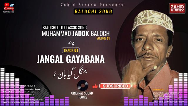 Jangal Gyabana Muhammad Jadok Baloch | #balochisong  #zahidstereo