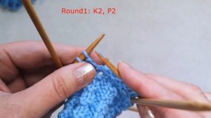 Невероятно просто.  Резинка конструктор. Узор для носков по кругу спицами. 300