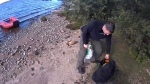 1ч. оз.Нижнее Куйто. (Сев.Карелия) Дорога, изба, рыбалка, брусника