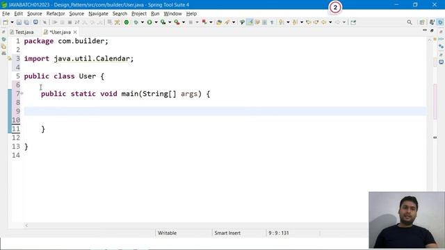 Builder Design Pattern using java