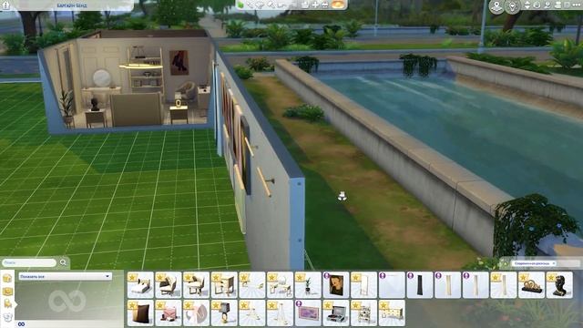 Обзор комплектов Отдых у Бассейна и Современная Роскошь для The Sims 4 смотреть онлайн