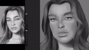 MASSIVE tutorial : Portrait painting on Procreate iPad Paint with Haze