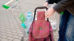 Лайфхак для продуктовой сумки на колёсиках