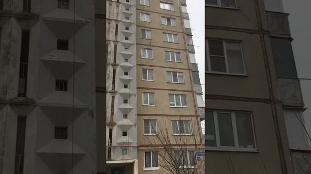Ремонт фасада. Промышленный альпинизм. Начало работ !!!