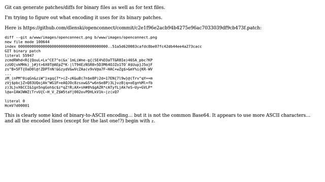 Software Engineering: What is the encoding used in Git's binary patches? смотреть онлайн