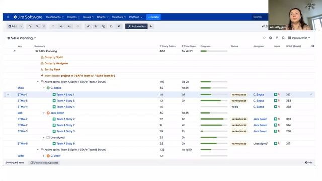 Демонстрация возможностей структуры Jira смотреть онлайн