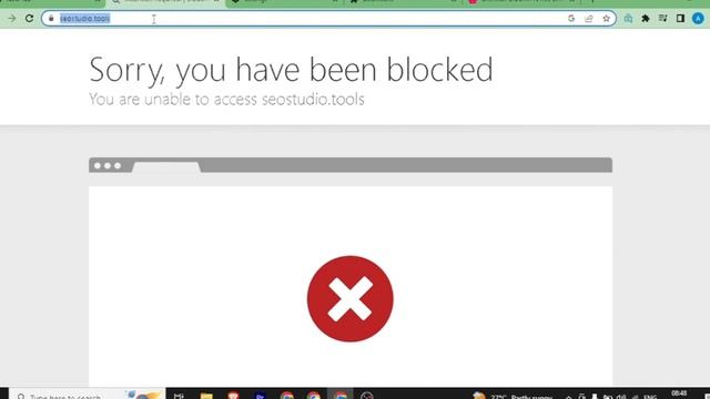 How To Fix “Sorry You Have Been Blocked” Error - SEO Studio Tools смотреть онлайн