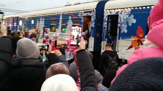 Поезд Деда Мороза 2023 в Воронеже